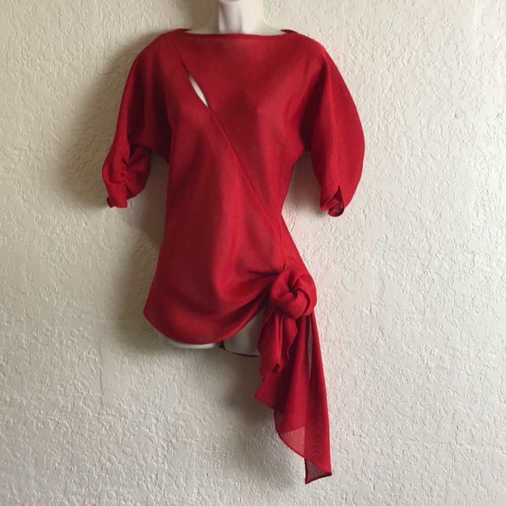 NWT Jackie Rogers brand!   Red top. Size XS